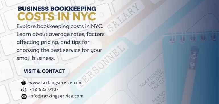 Bookkeeping costs NYC