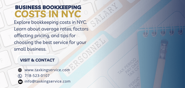 Bookkeeping costs NYC